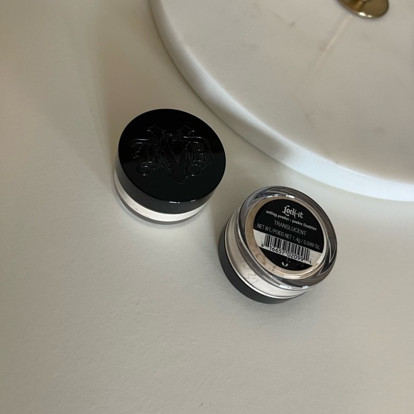 NEW 2 Lock-It Setting Powders plus red lipstick (3 items) - Picture 3 of 8